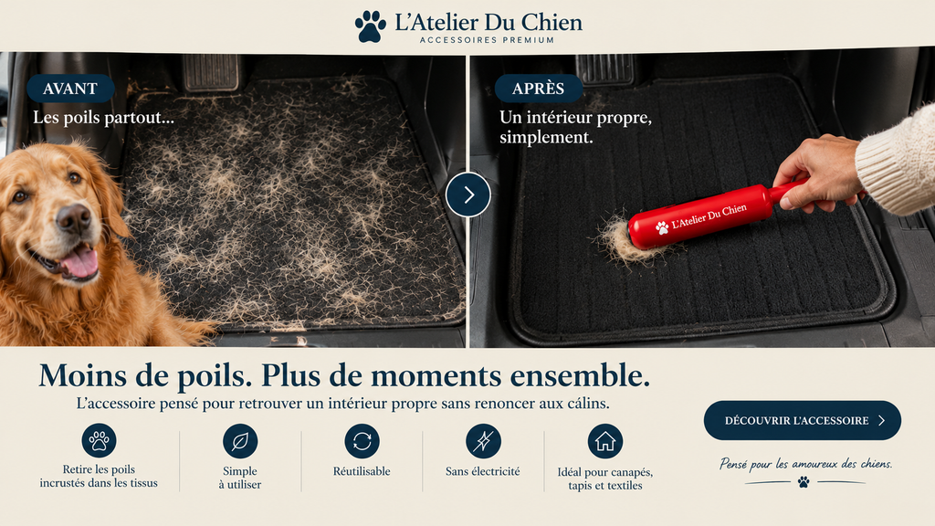 Éliminateur de Poils de Chien pour Tapis – Clear & Clean